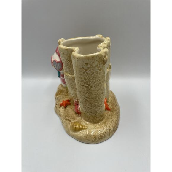 Hello Kitty Sand Castle Planter Blue Sky Clayworks Brush/Pen Holder NEW - Picture 5 of 8